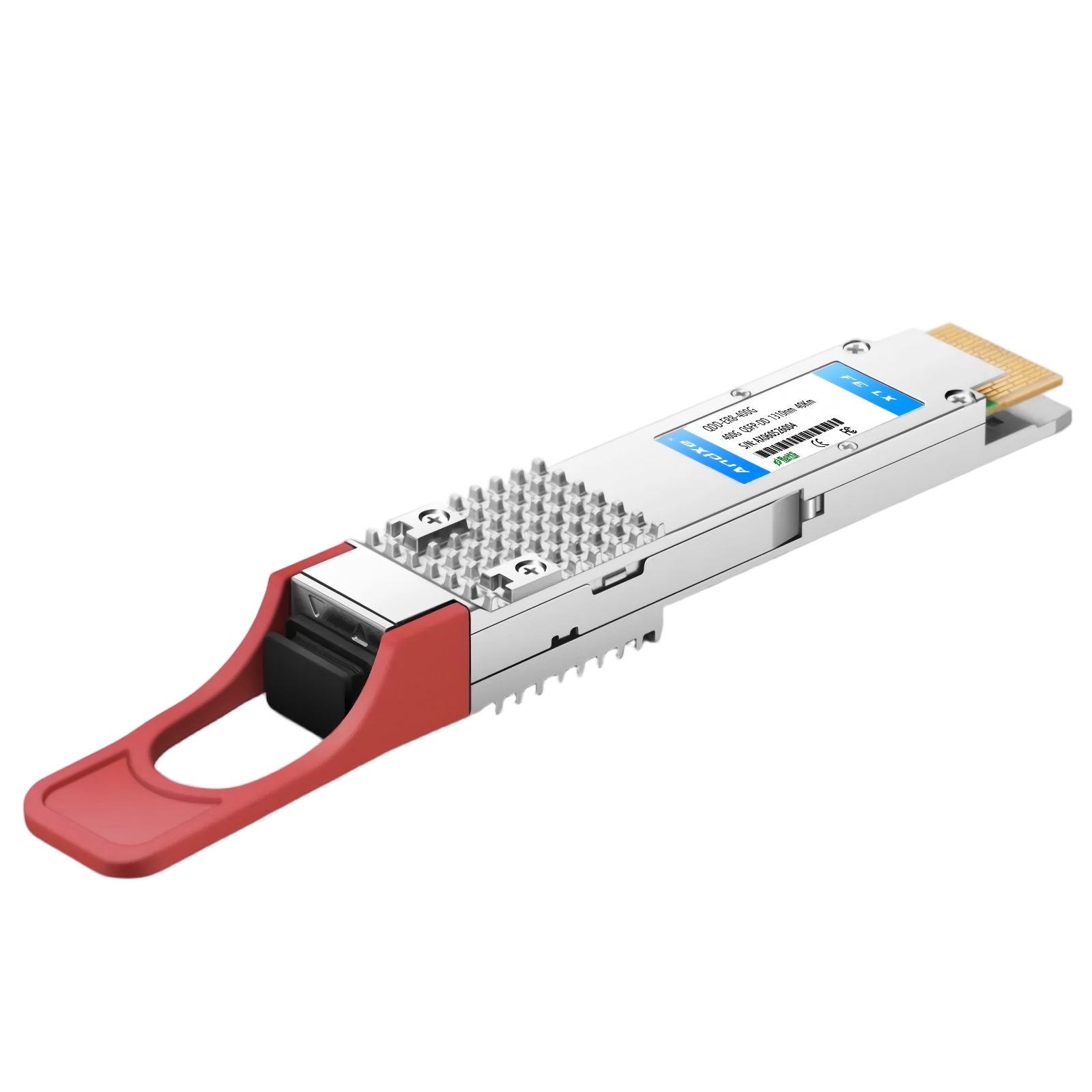 Arista 兼容 400GBASE-ER8 QSFP-DD PAM4 1310nm 40km DOM 双工 LC 光模块