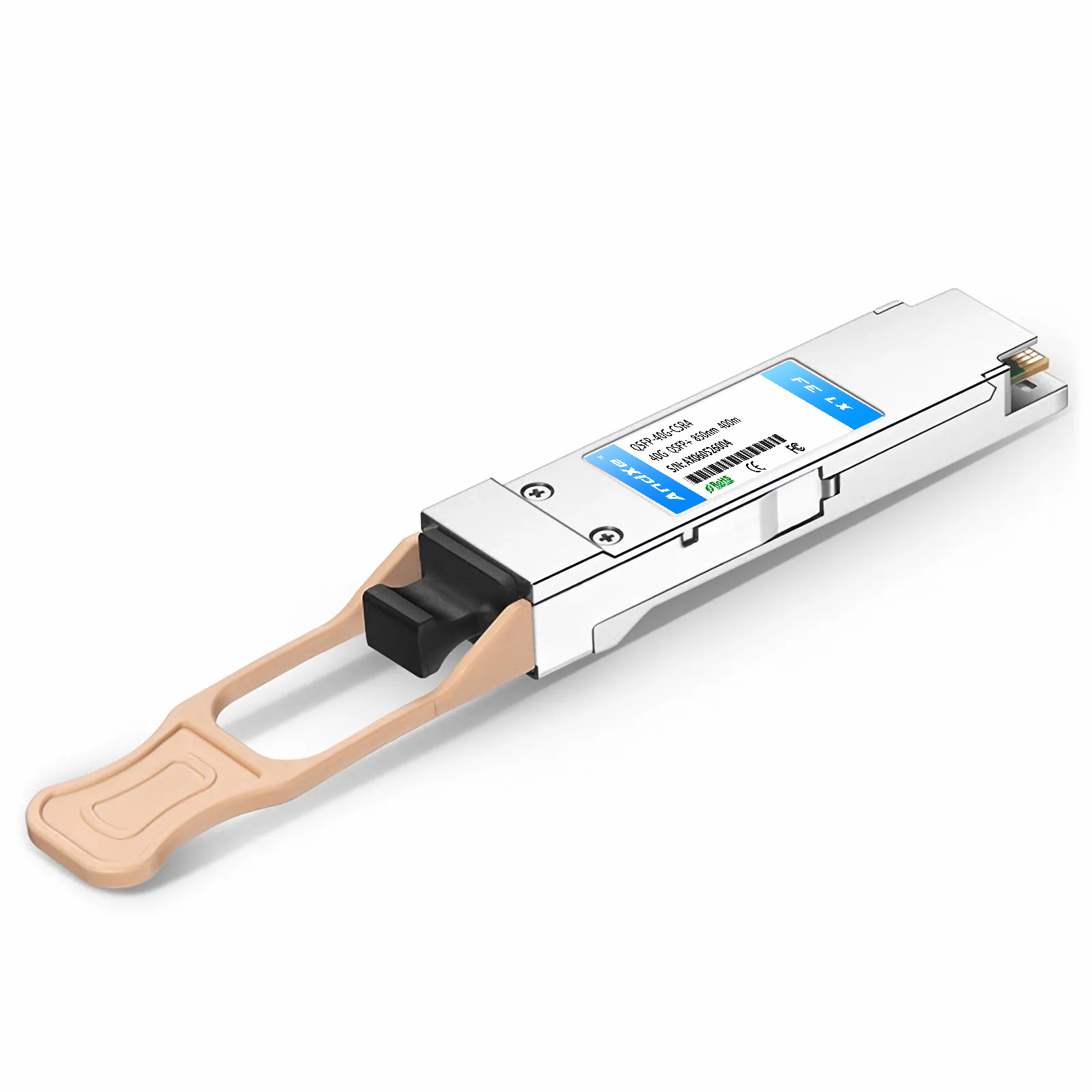 思科(Cisco) QSFP-40G-CSR4 兼容 40GBASE-CSR4 QSFP+ 850nm 300m MPO/MTP-12 多模光模块