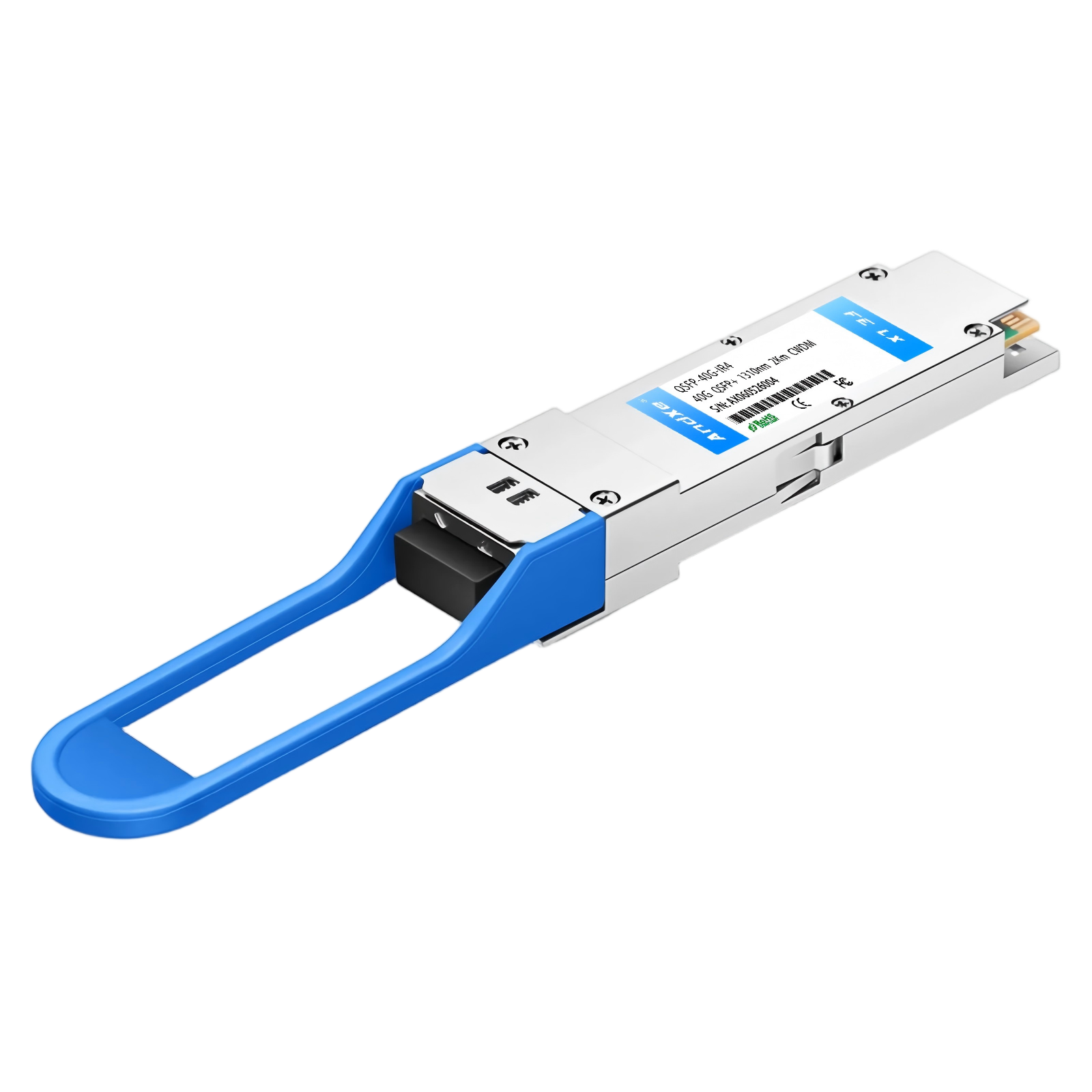 思科(Cisco) QSFP-40G-ER4 兼容 40GBASE-ER4 QSFP+ 1310nm 40km DOM 双工 LC 单模光模块