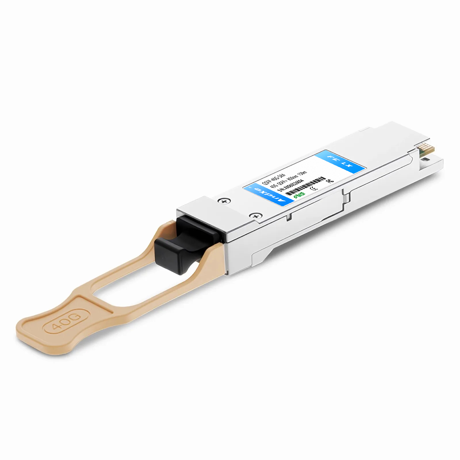 思科(Cisco) QSFP-40G-SR-BD 兼容 40GBASE-SRBD QSFP+ 832nm - 918nm 100m (OM3) /150m (OM4) DOM 双工 LC 多模光模块