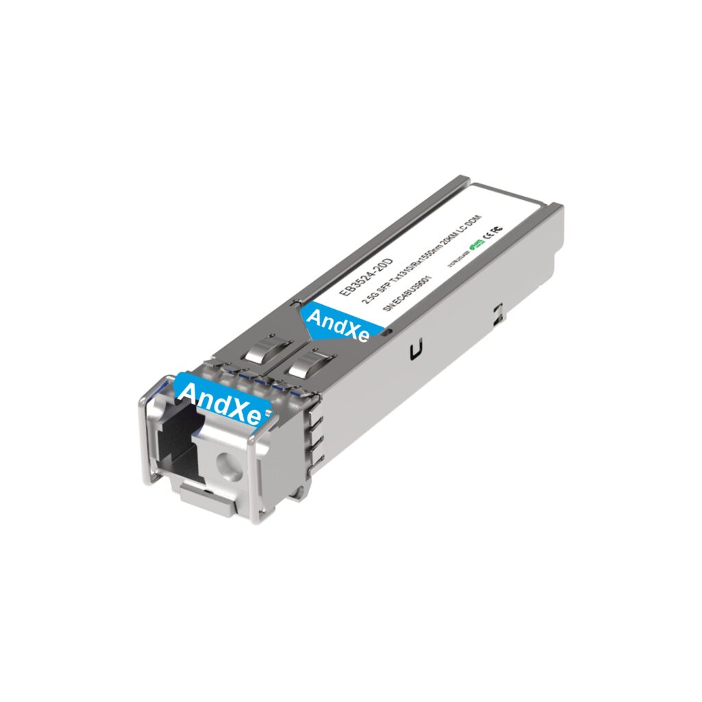 2.5G SFP BiDi TX1310/RX1550nm 20km LC 千兆单纤光模块