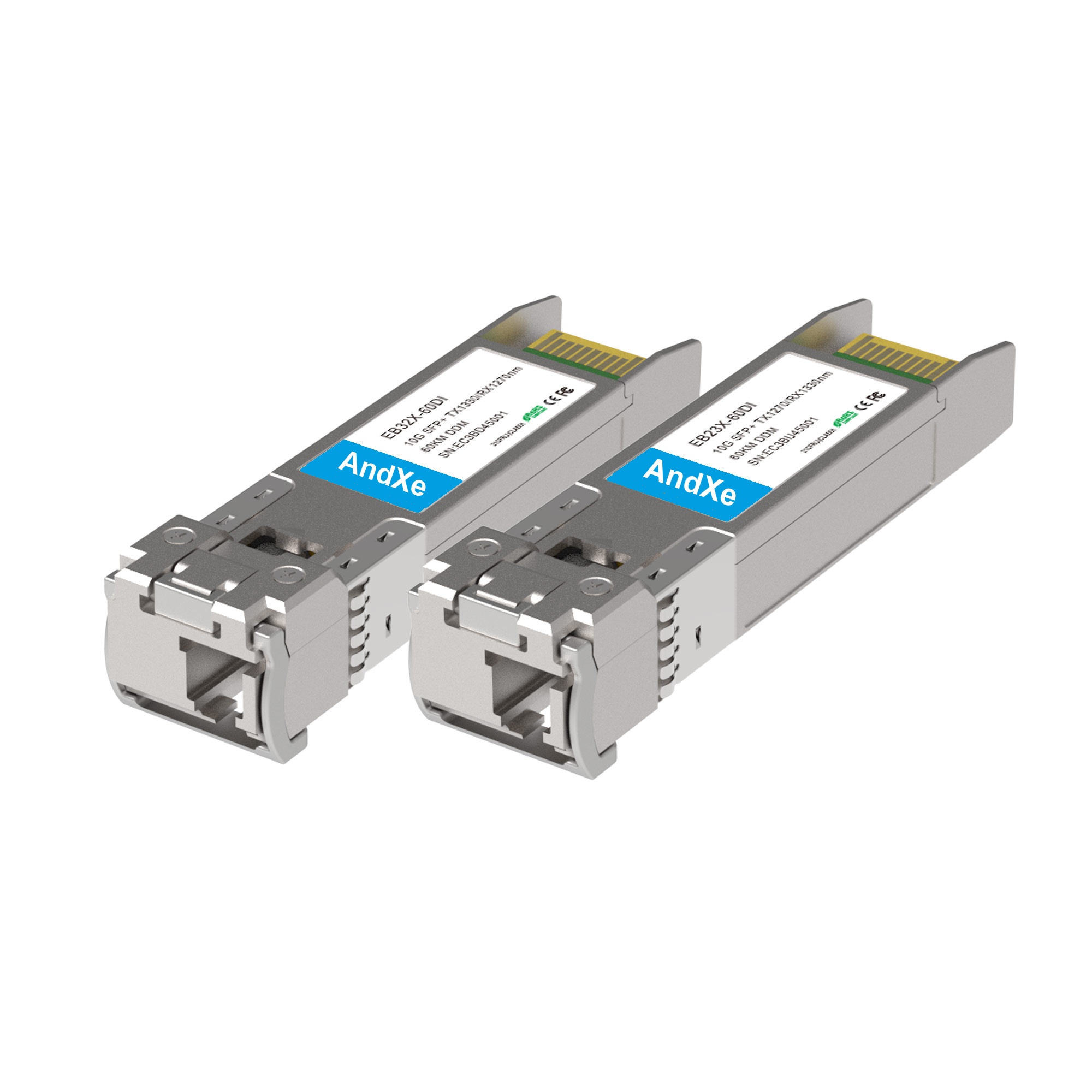 10G BiDi SFP+ TX1270/RX1330nm 60km LC 万兆单模单纤光模块