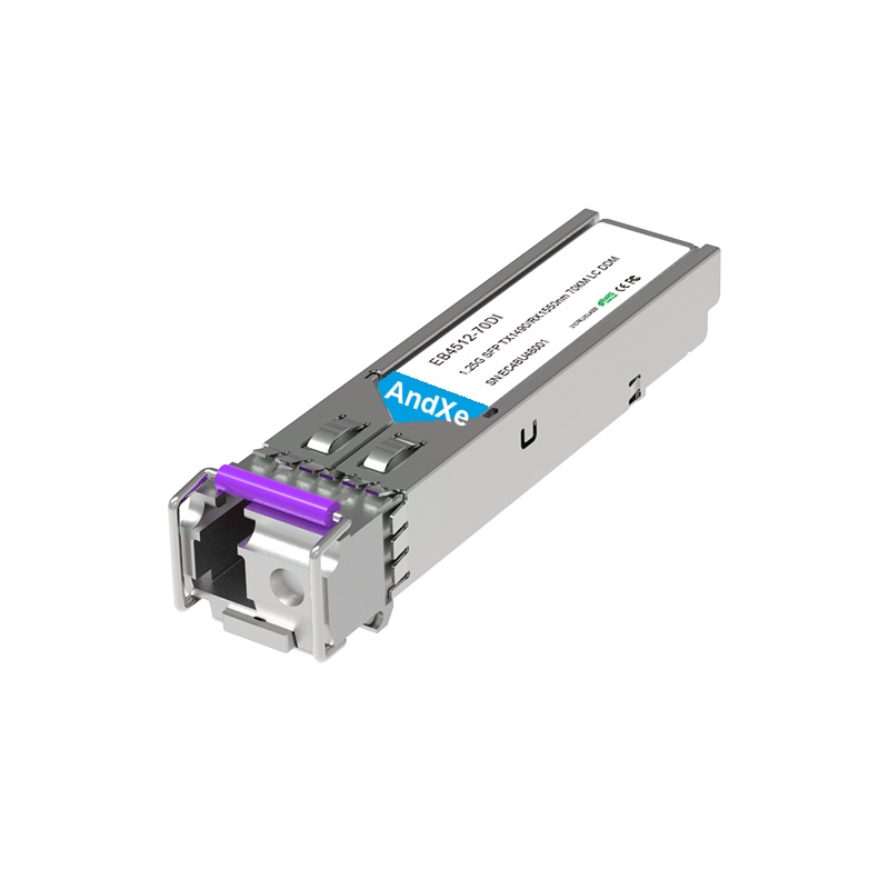 1.25G SFP BiDi TX1490/RX1550nm 70km LC千兆单纤光模块