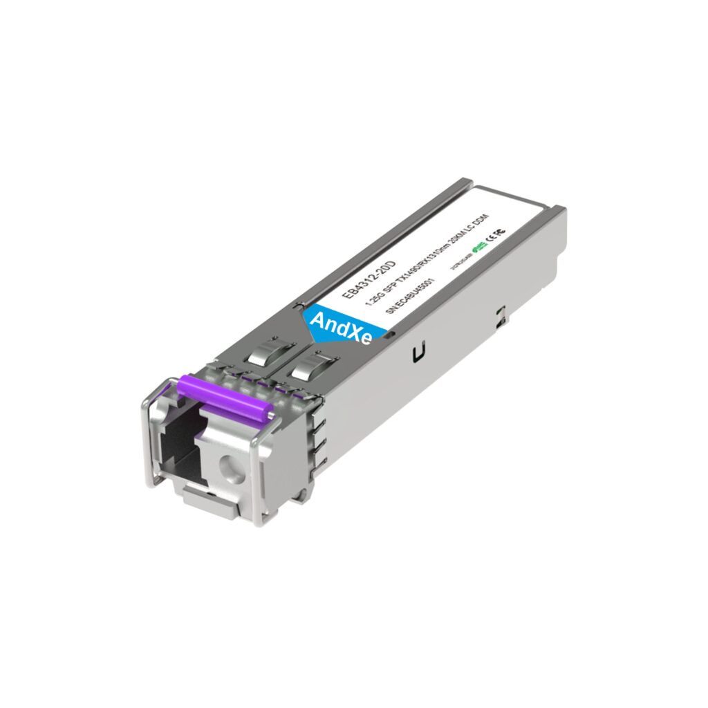 1.25G SFP BiDi TX1490/RX1310nm 20km LC千兆单纤光模块