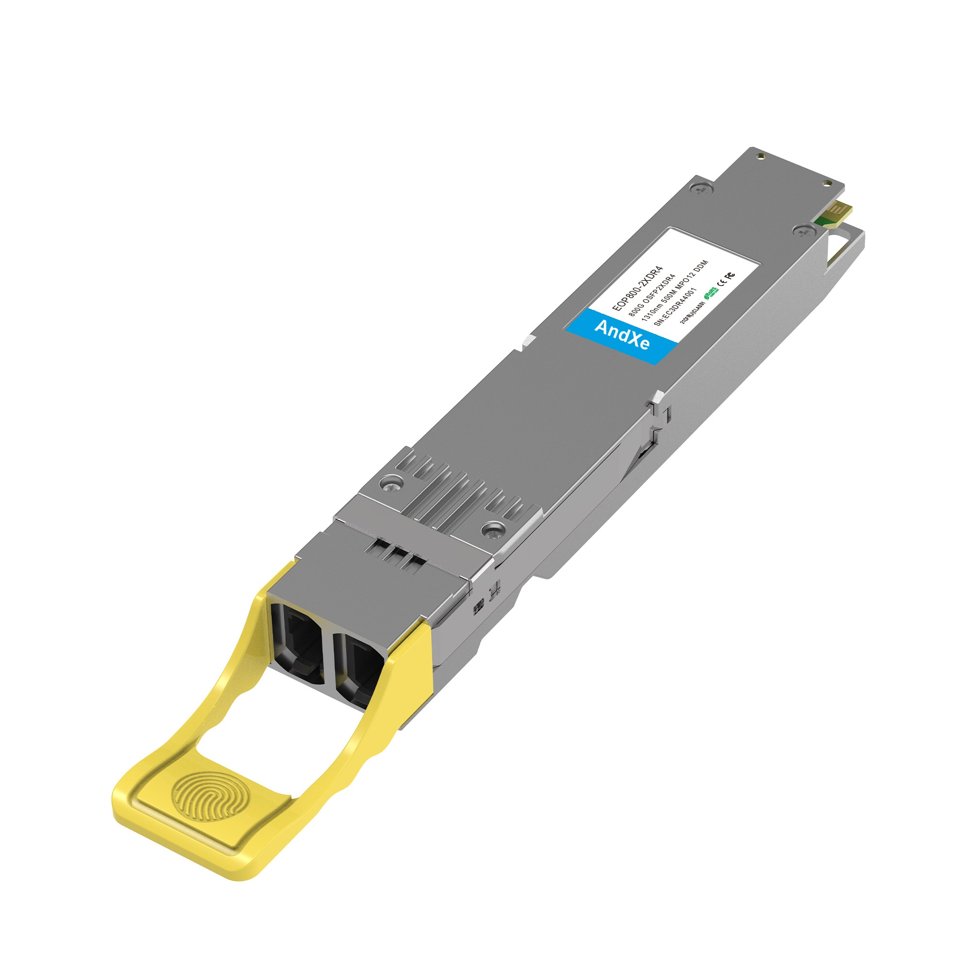 800G OSFP 2×DR4 1310nm 500M MPO12 DDM