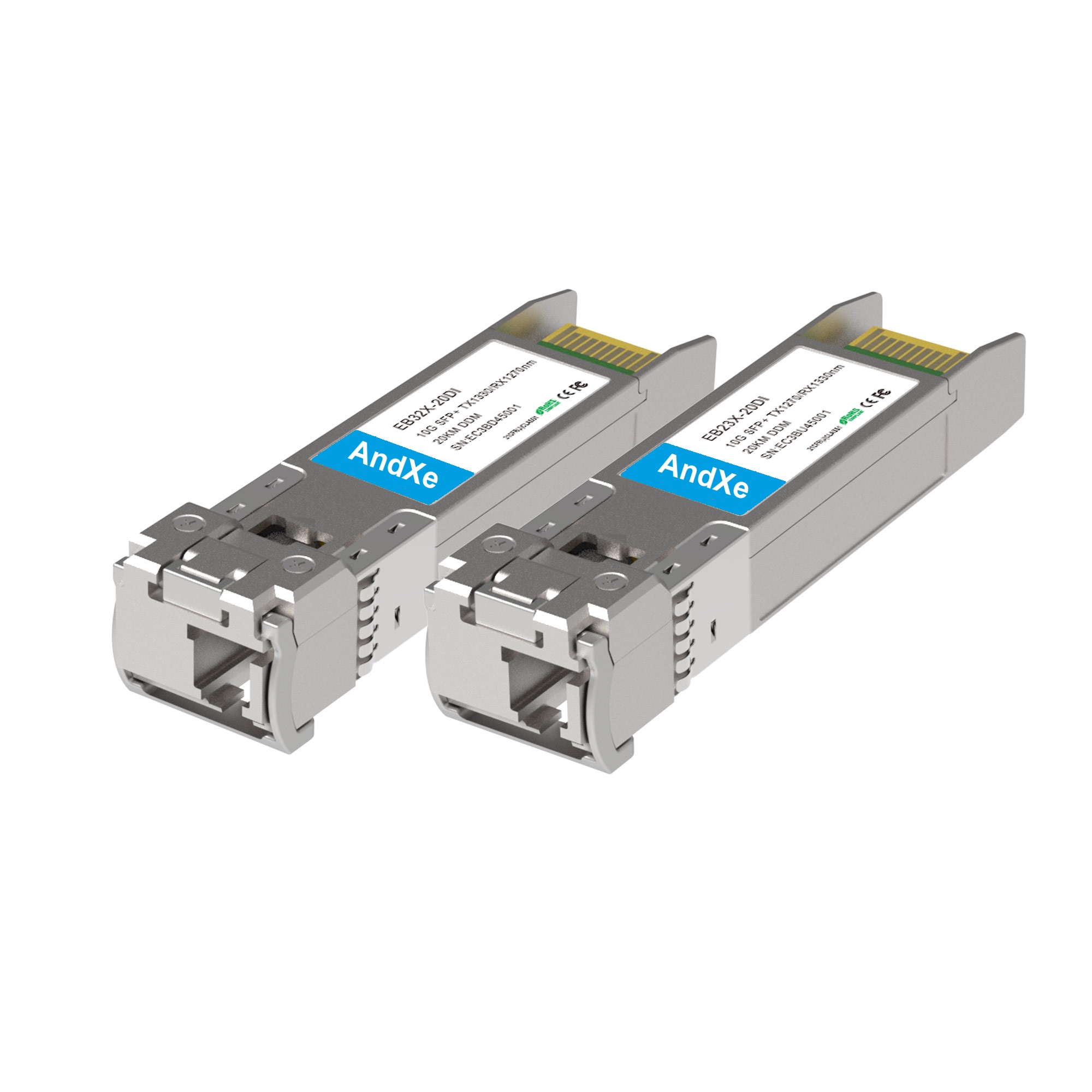 10G BiDi SFP+ TX1270/RX1330nm 20km LC 万兆单模单纤光模块