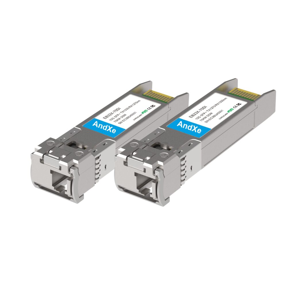10G BiDi SFP+ TX1270/RX1330nm 70km LC 万兆单模单纤光模块