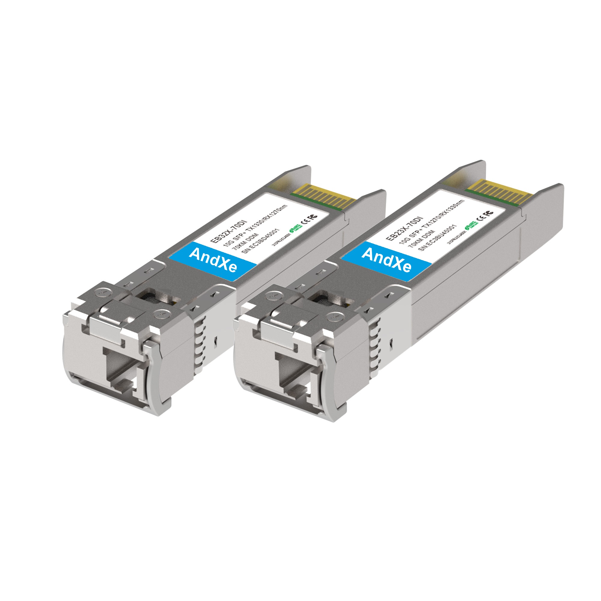 10G BiDi SFP+ TX1270/RX1330nm 70km LC 万兆单模单纤光模块