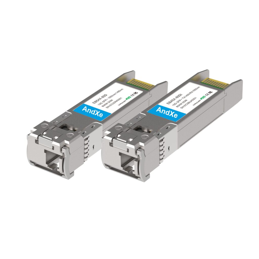 10G BiDi SFP+ TX1490/RX1550nm 80km LC 万兆单模单纤光模块