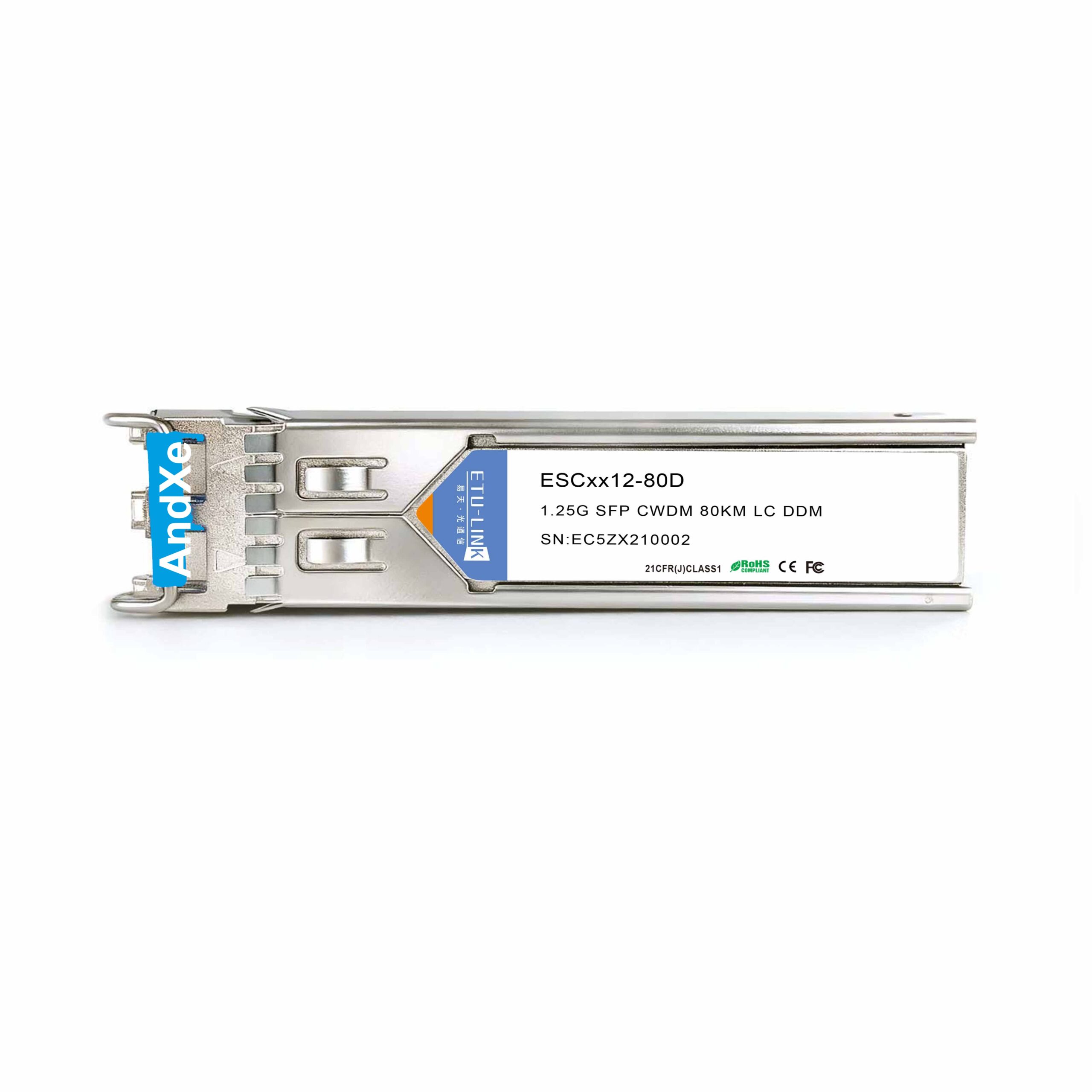 1.25G CWDM 80KM SFP光模块