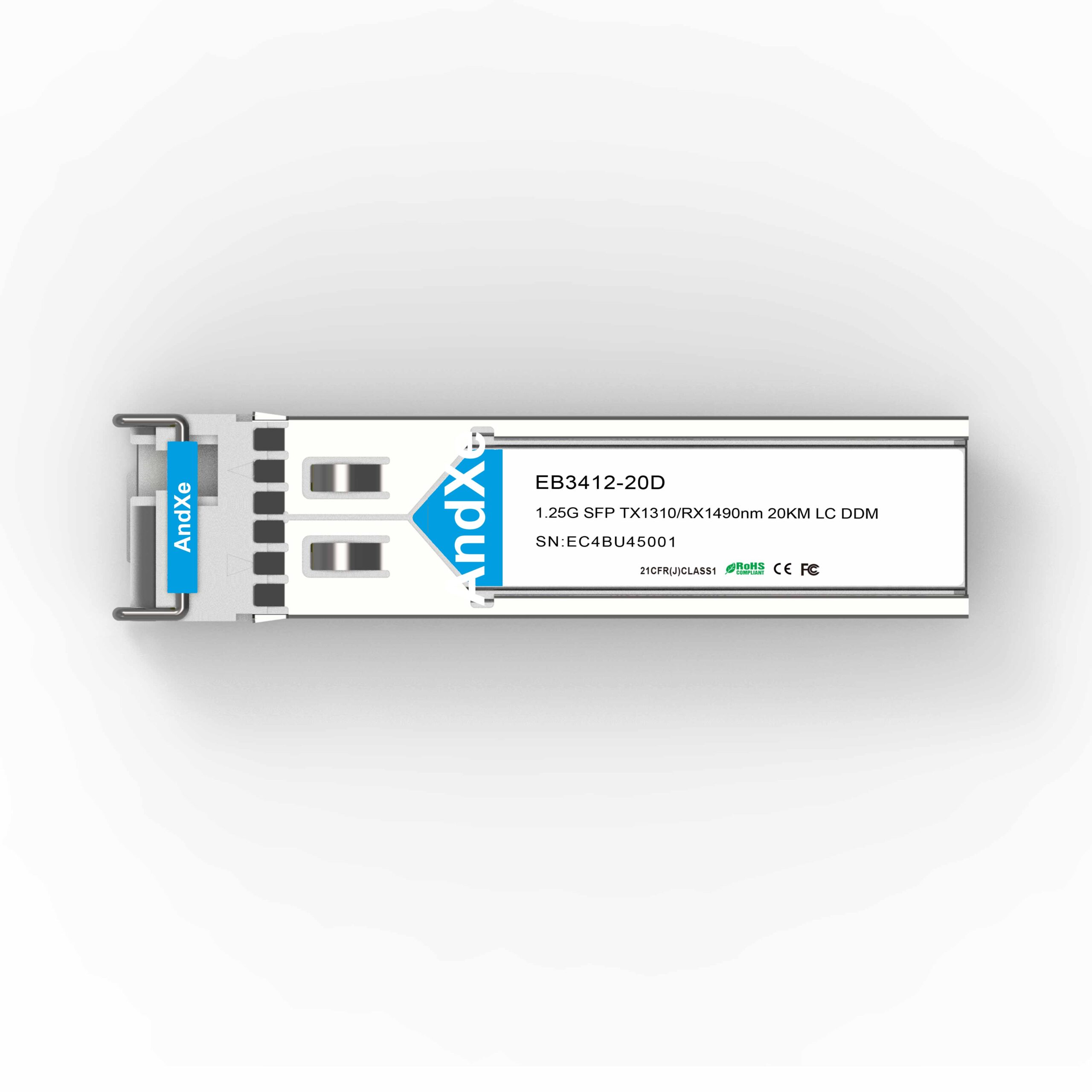 1.25G SFP BiDi TX1310/RX1490nm 20km LC千兆单纤光模块