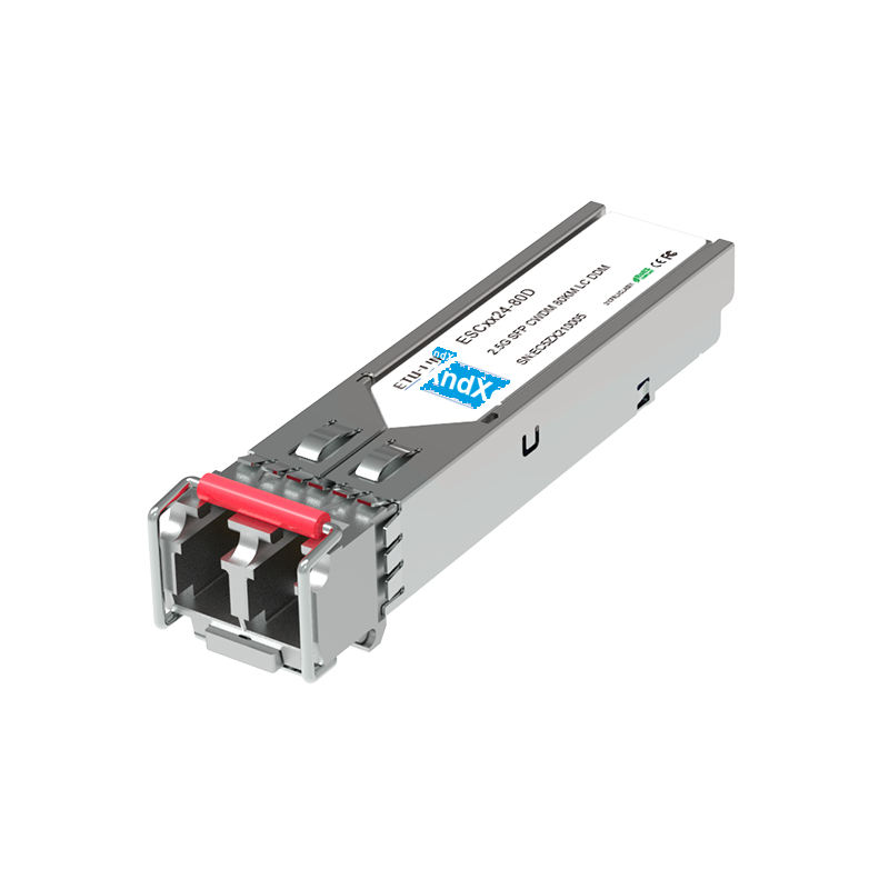 2.5G CWDM 1470~1610nm 80km LC SFP光模块