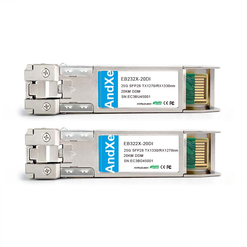 25G BiDi SFP28 20km LC 单纤双向光模块