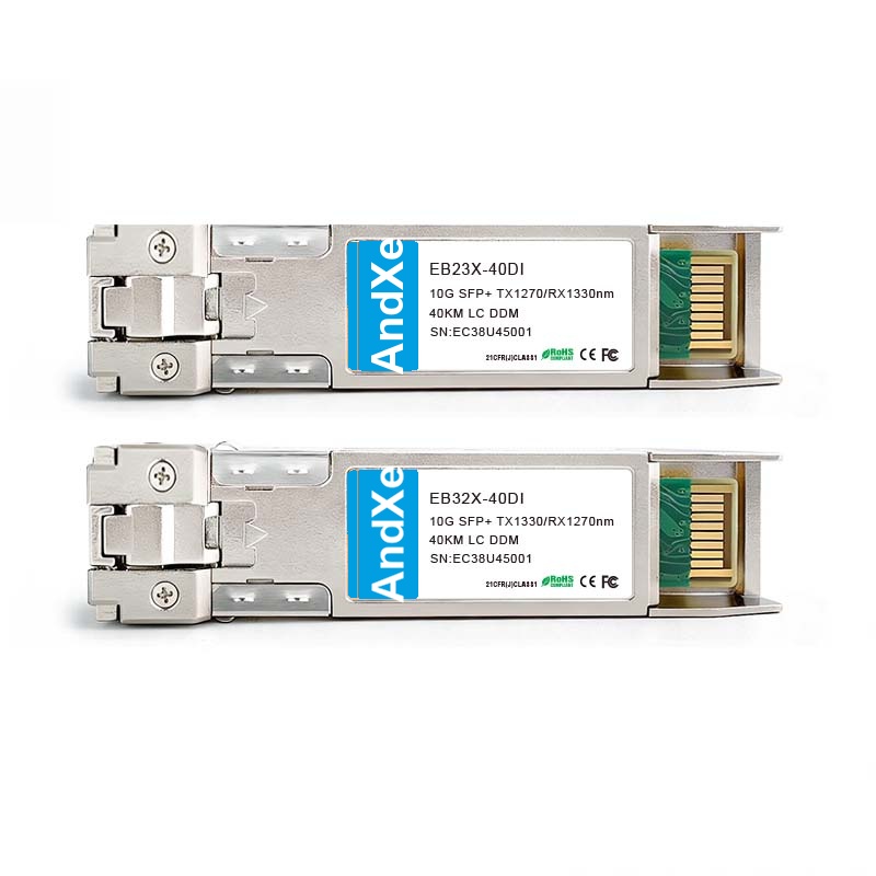 10G BiDi SFP+ TX1270/RX1330nm 40km LC 万兆单模单纤光模块